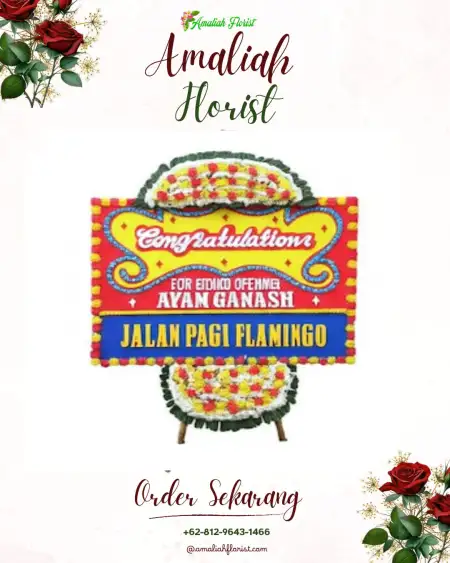 Sewa Papan Bunga Bagan Keladi
